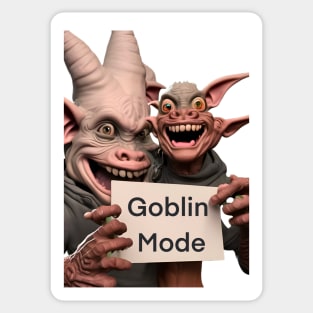 Funny Goblin Mode Creatures \ Sticker